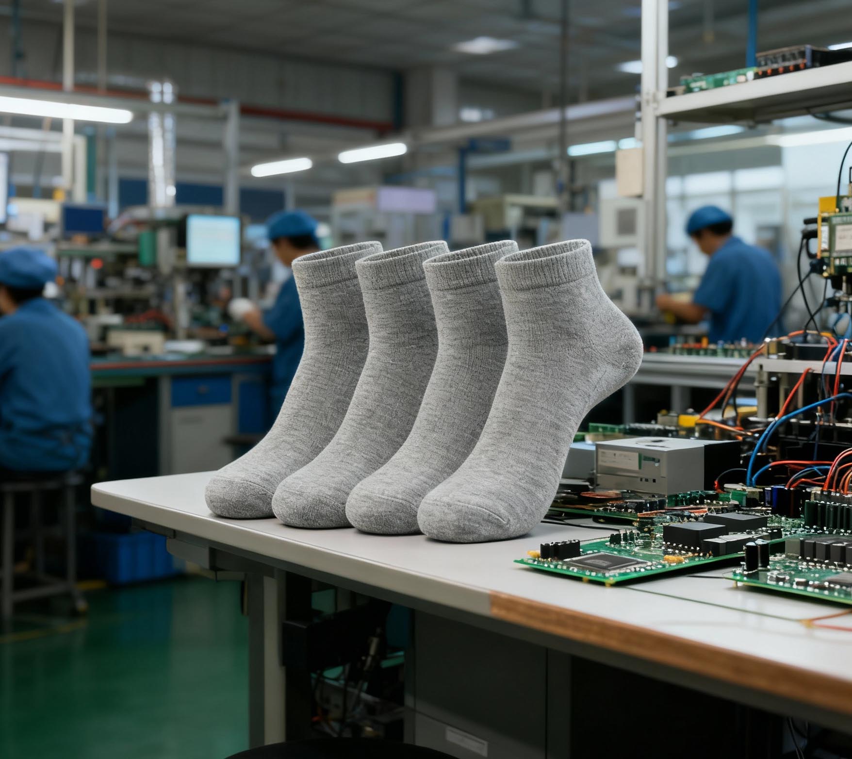 叶帝尔导电袜产品图