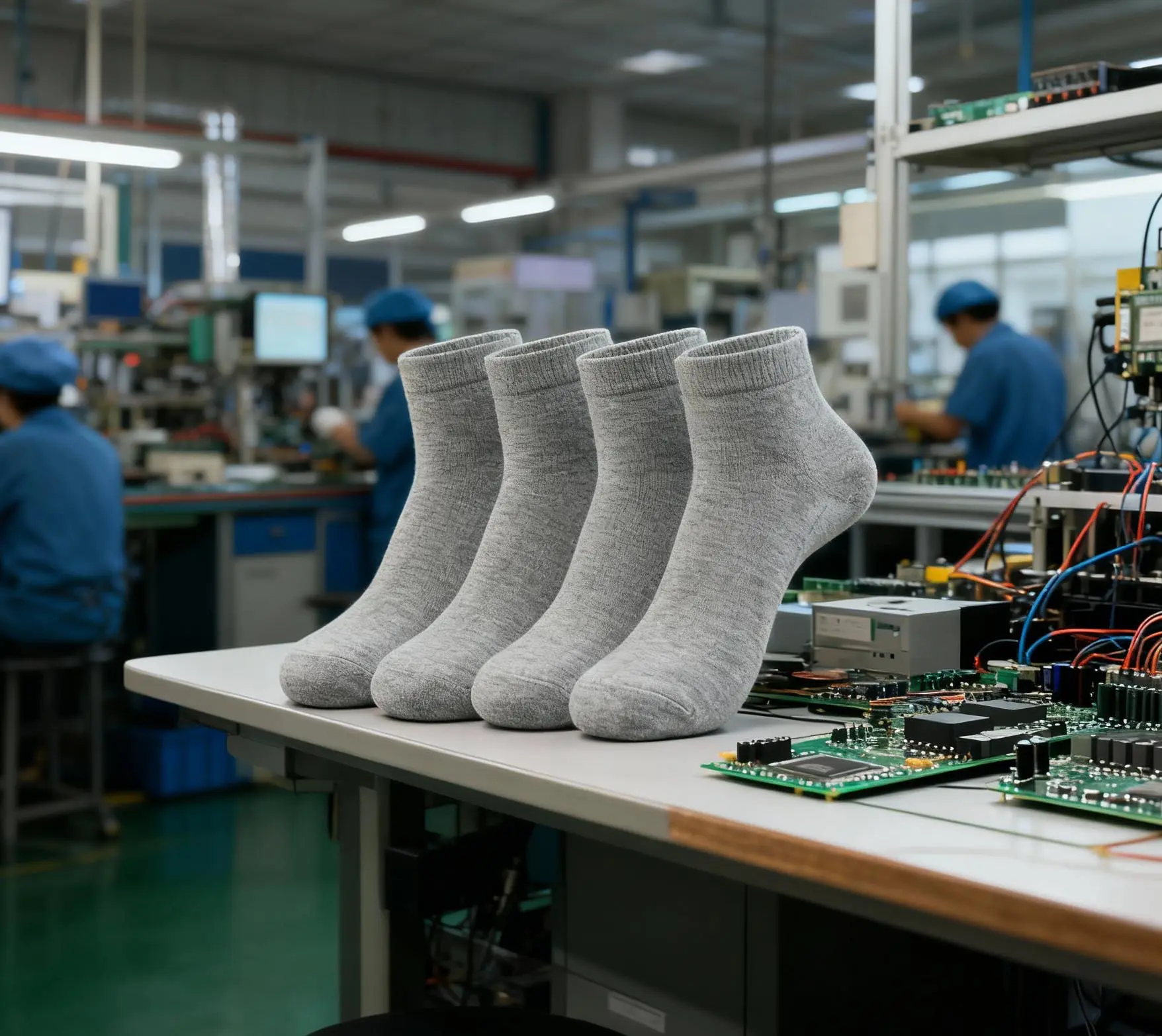 叶帝尔导电袜产品图